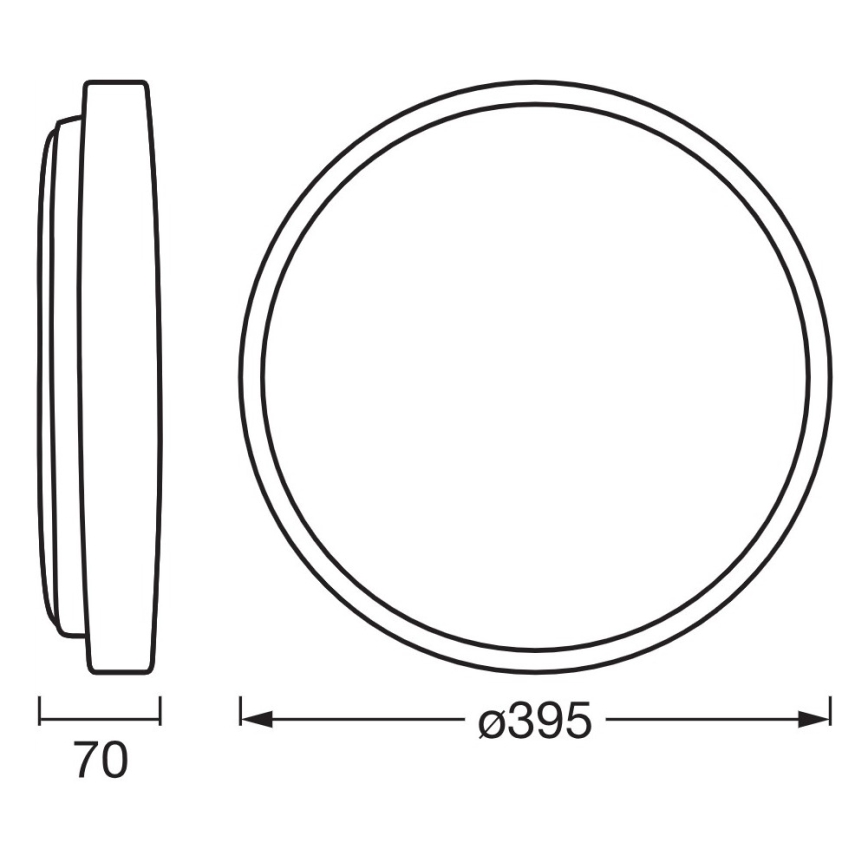 Osram - dimmbare LED-Deckenleuchte ORBIS ALISON LED/24W/230V Ø 39,5 cm beige