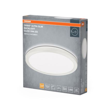 Osram - dimmbare LED-Deckenleuchte ORBIS LED/15W/230V weiß