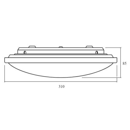 Osram - dimmbare LED-Deckenleuchte ORBIS LED/17W/230V 2700-6500 K Ø 31 cm + Fernbedienung