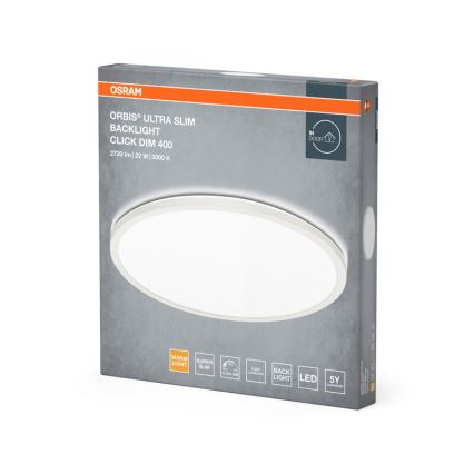 Osram - dimmbare LED-Deckenleuchte ORBIS LED/22W/230V, weiß