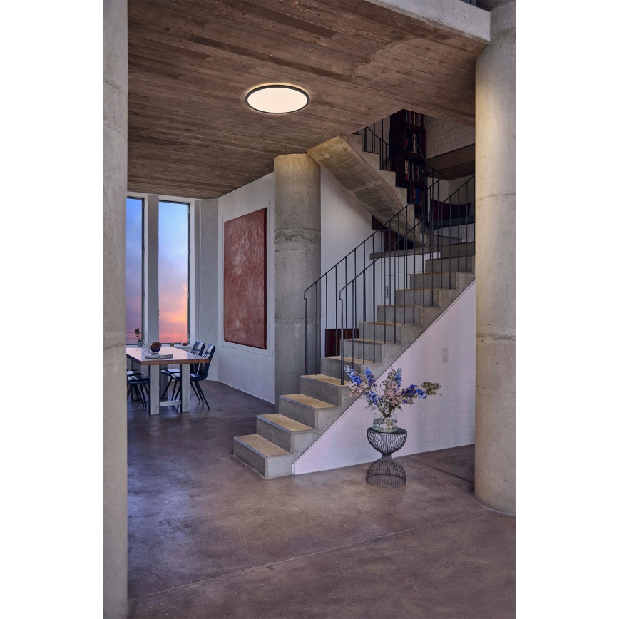 Osram - Dimmbare LED-Deckenleuchte ORBIS ULTRA SLIM LED/15W/230V 3000K Ø 23,5 cm schwarz