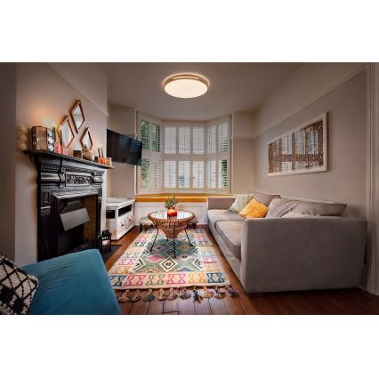 Osram - dimmbare LED-Deckenleuchte ORBIS WOODBURRY LED/16W/230V Ø 30 cm