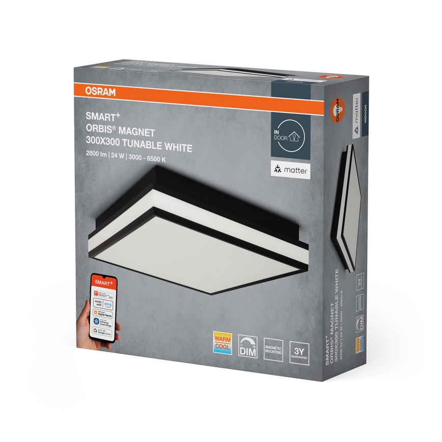 Osram - LED-dimmbare Deckenleuchte SMART+ MAGNET LED/24W/230V 30x30 cm 3000-6500K Wi-Fi