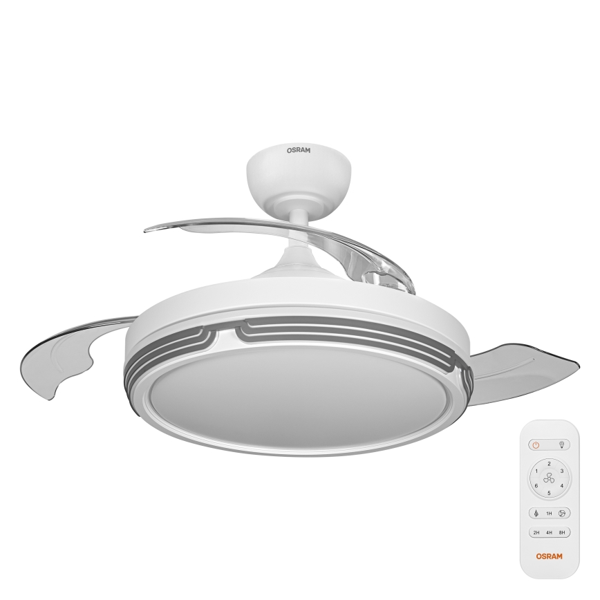 Osram - Dimmbare LED-Deckenleuchte mit Ventilator LEVECHE LED/36W/230V 3000/4000/6500K + Fernbedienung