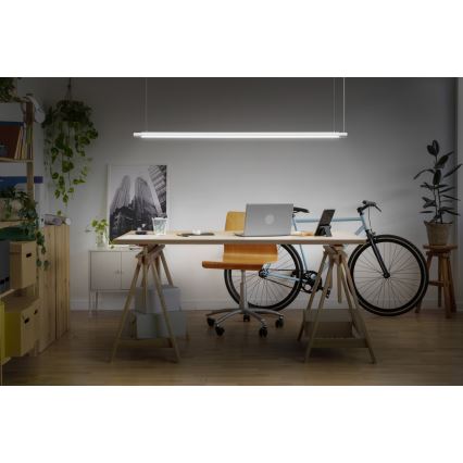 Osram - LED-dimmbare Pendelleuchte mit Seilabhängung OFFICE LINE LED/40W/230V 4000K 120 cm weiß