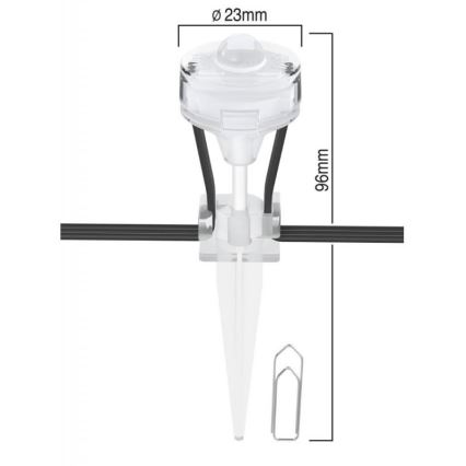 Osram - Dimmbare LED RGB Außendekoration LIGHTIFY 3xLED/1,5W/230V IP66