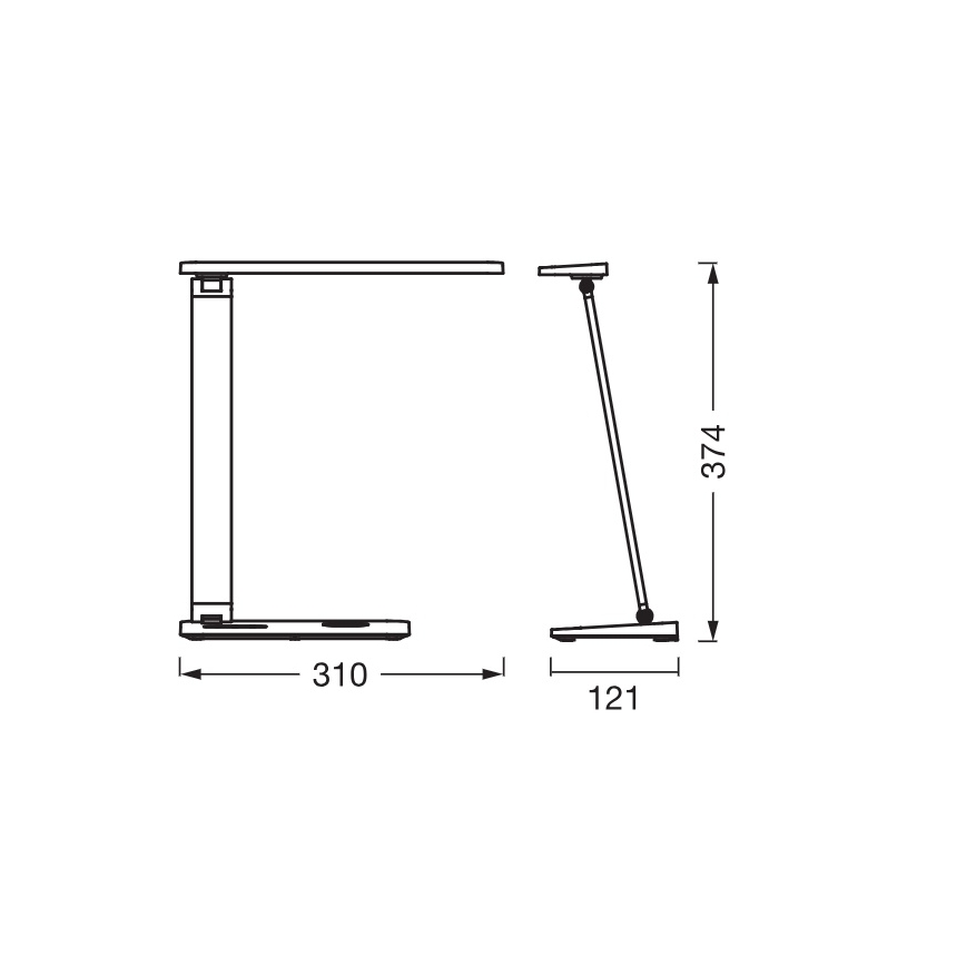 Osram - LED-dimmbare Schreibtischlampe OFFICE LINE LED/7W/230V 3000/4000/6500K schwarz