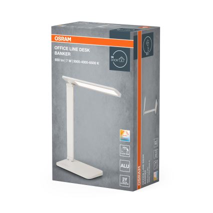 Osram - LED-dimmbare Schreibtischlampe OFFICE LINE LED/7W/230V 3000/4000/6500K weiß