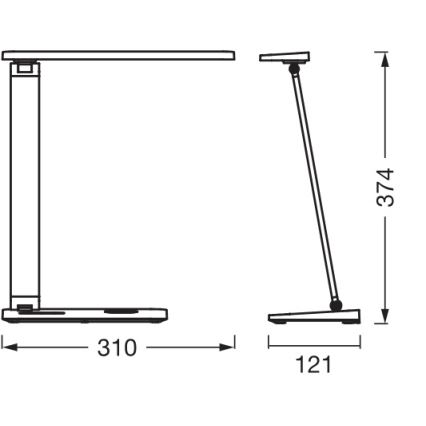 Osram - LED-dimmbare Schreibtischlampe OFFICE LINE LED/7W/230V 3000/4000/6500K weiß
