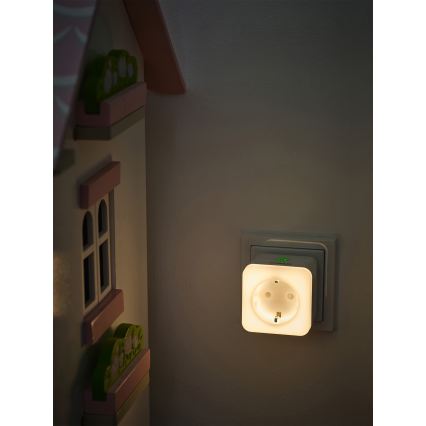 Osram - Dimmbare LED-Schuko-Steckdose mit Beleuchtung SMART+ NIGHTLIGHT 3680W/230V Wi-Fi