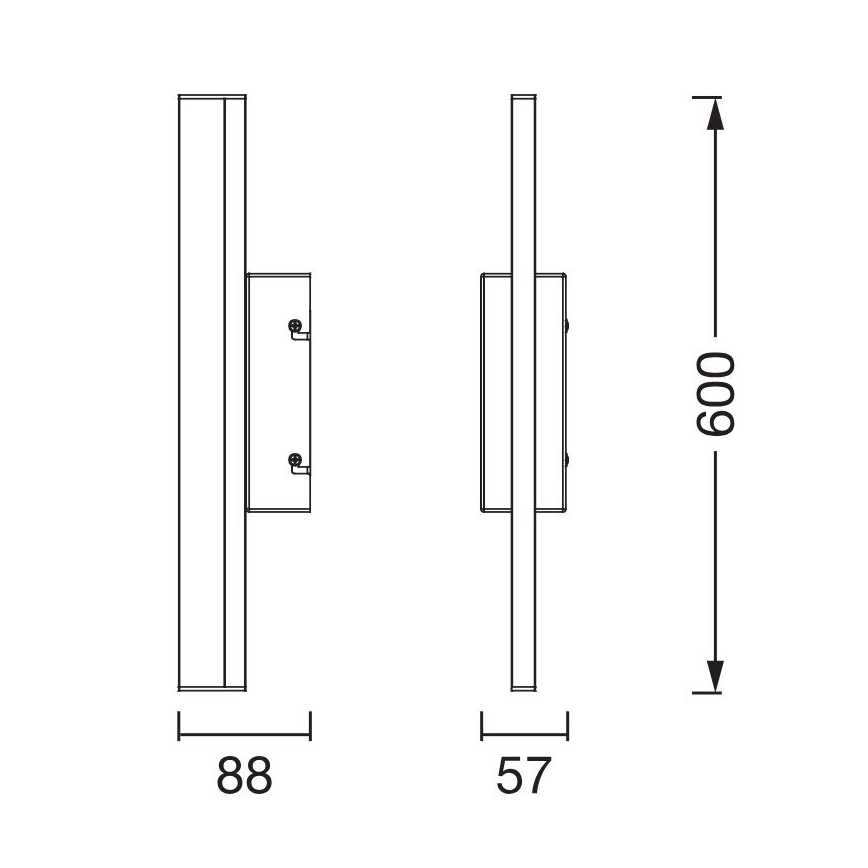 Osram - Dimmbares LED‑Spiegellicht ORBIS MIRROR LED/10W/230V 3000/4000K 60 cm IP44