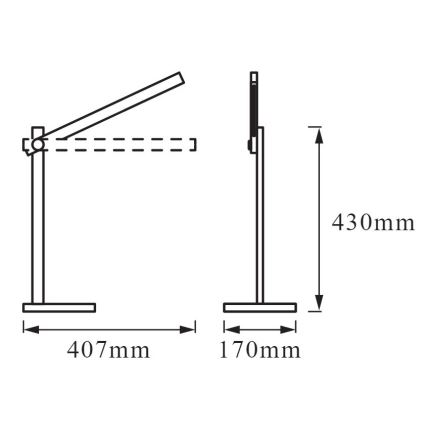 Osram - Dimmbare LED-Tischlampe PANAN LED/7W/230V