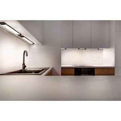 Osram - Dimmbare LED-Unterbauleuchte mit Bewegungsmelder LINEAR EDGE LED/8W/230V 3000/4000/6500K 50 cm schwarz
