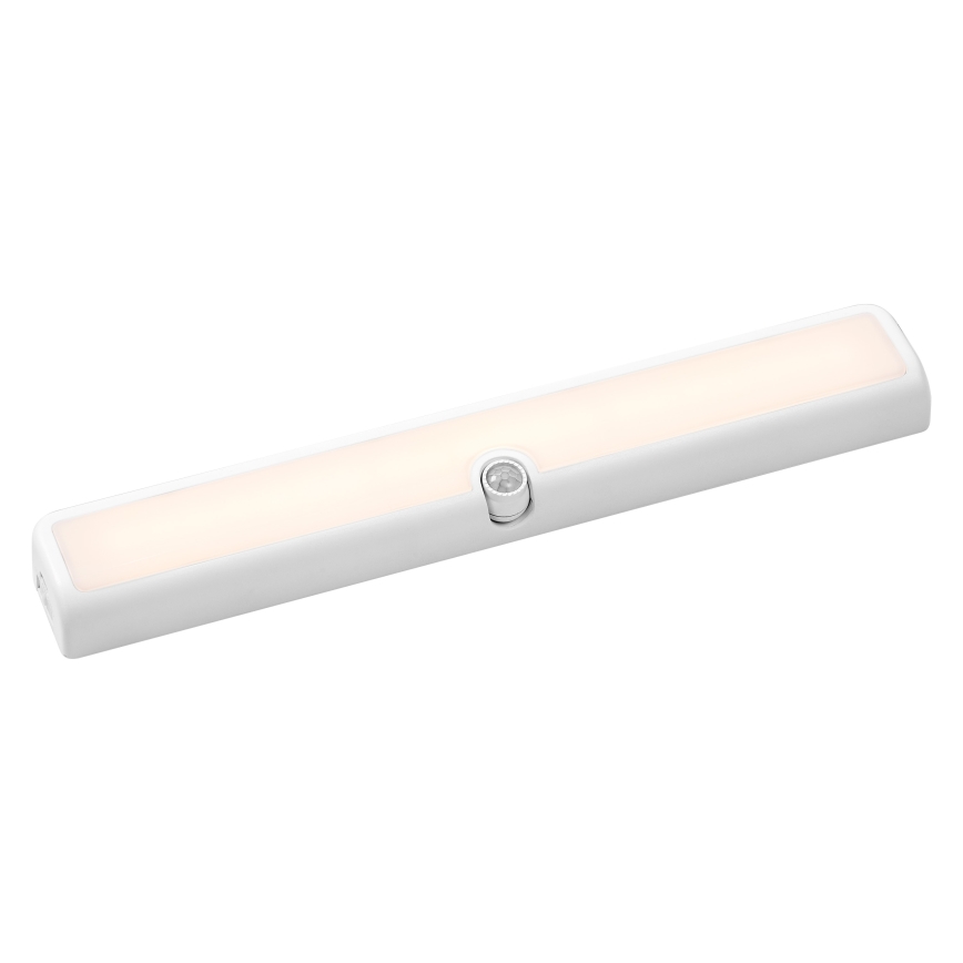 Osram - LED-dimmbare Unterbauleuchte mit Bewegungs- und Dämmerungssensor LINEAR LED/3,8W/5V/3xAA 3000K 30 cm weiß