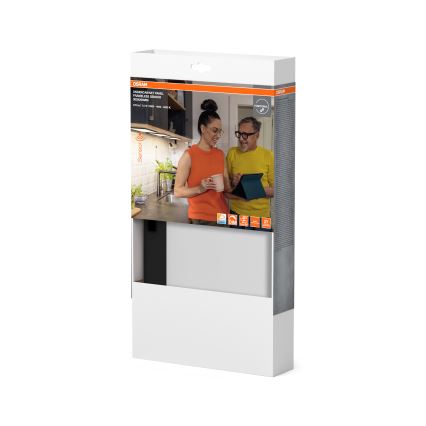 Osram - LED dimmbare Unterbauleuchte mit Bewegungsmelder UNDERCABINET LED/7,5W/230V 3000/4000/6500K 20x30 cm schwarz