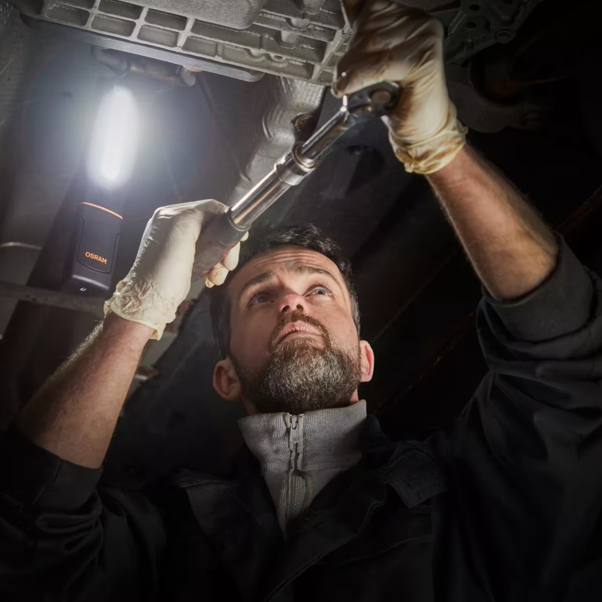 Osram - Dimmbare, wiederaufladbare LED-Inspektionslampe LEDINSPECT MAX500 LED/16W/3,7V IP65