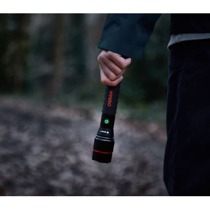 Osram - dimmbare, wiederaufladbare LED-Taschenlampe LEDINSPECT PRO TORCH 1200 LED/13W/3,6V 4000 mAh IP44