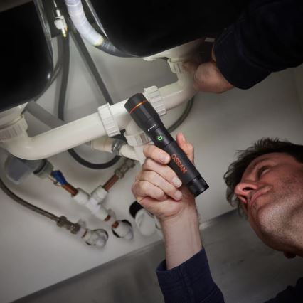 Osram - dimmbare, wiederaufladbare LED-Taschenlampe LEDINSPECT PRO TORCH 1200 LED/13W/3,6V 4000 mAh IP44