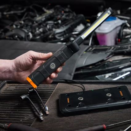 Osram - Dimmbare, wiederaufladbare LED-Inspektionsleuchte LEDINSPECT WIRE-FREE SLIM 600 LED/5W/3,7V IP54 2600 mAh