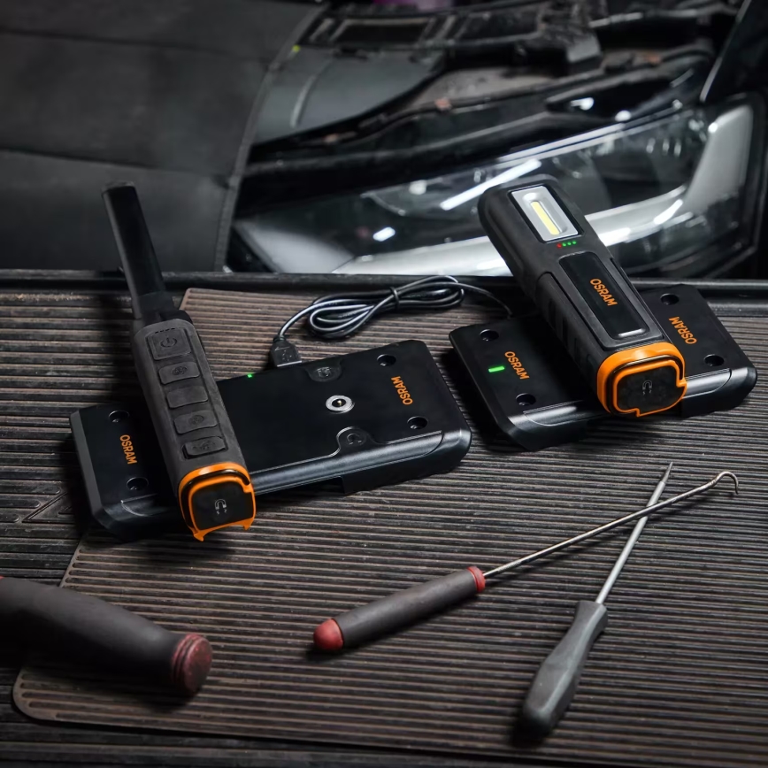 Osram - Dimmbare, wiederaufladbare LED-Inspektionsleuchte LEDINSPECT WIRE-FREE SLIM 600 LED/5W/3,7V IP54 2600 mAh