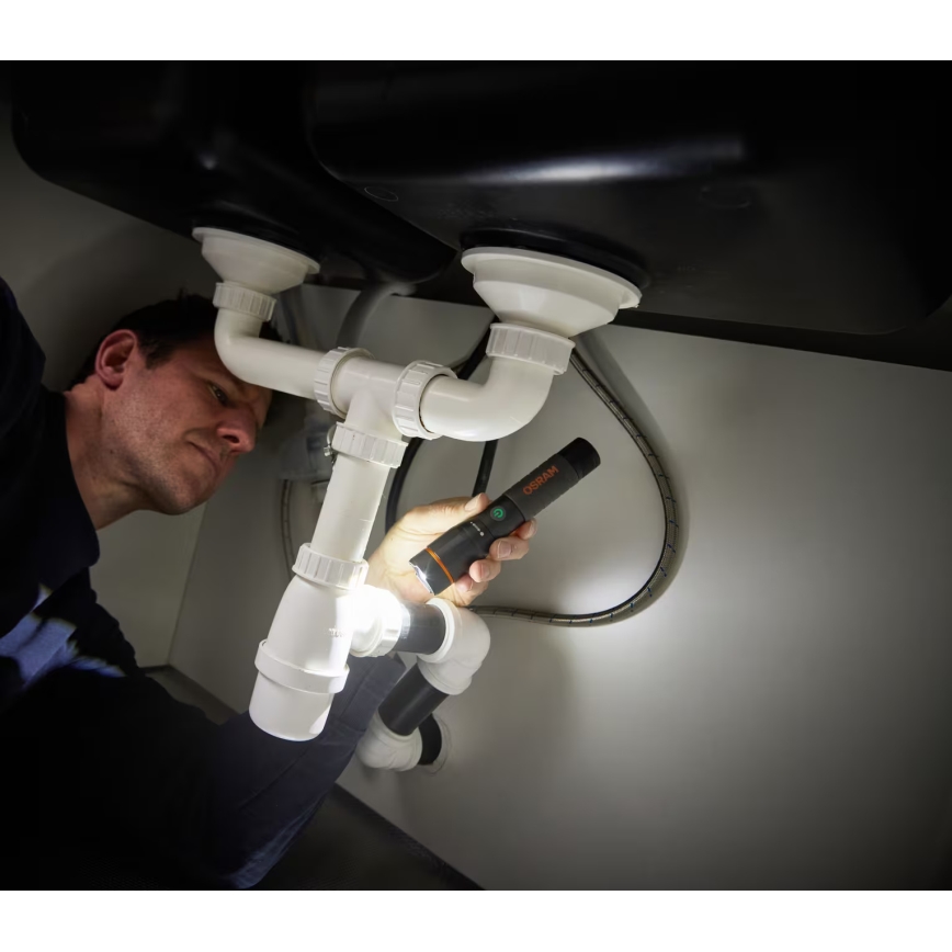 Osram - Dimmbare, wiederaufladbare LED-Taschenlampe LEDINSPECT PRO TORCH 500 LED/6W/3,7V 2200 mAh IP44