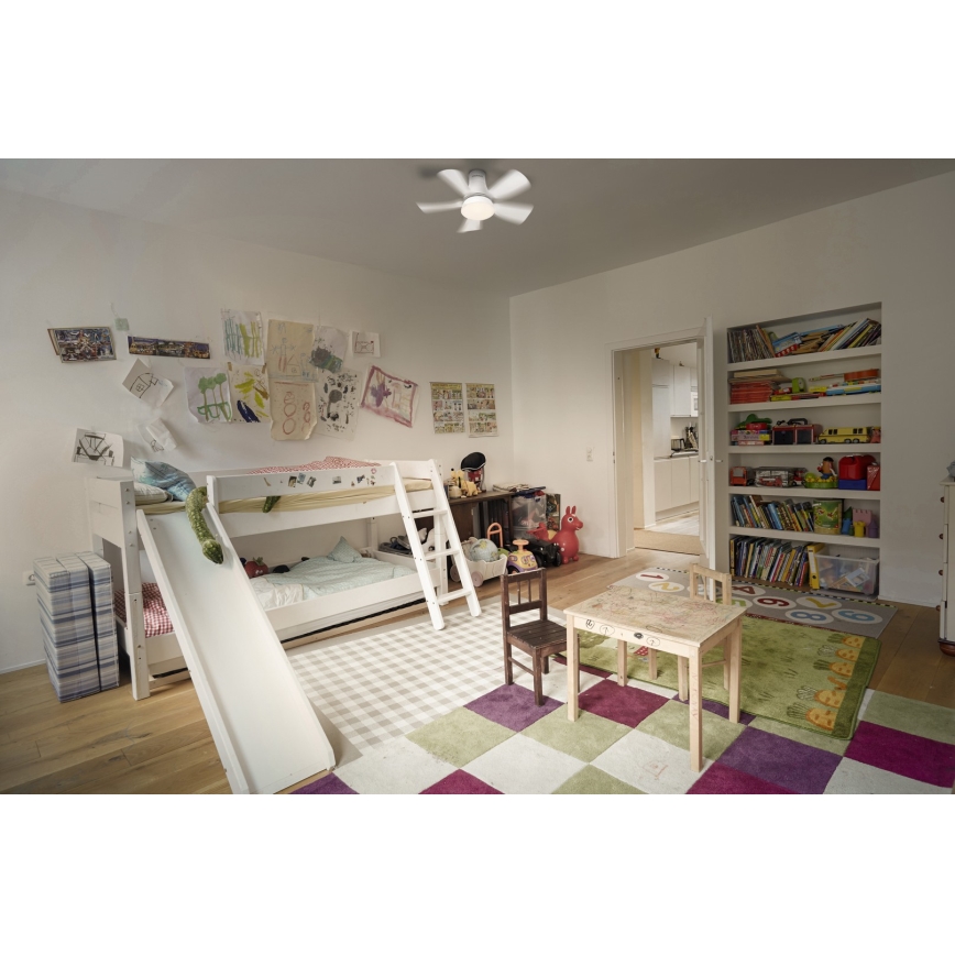 Osram - Dimmbarer LED-Deckenventilator LESTE LED/15W/230V 3000/4000/6500K + Fernbedienung