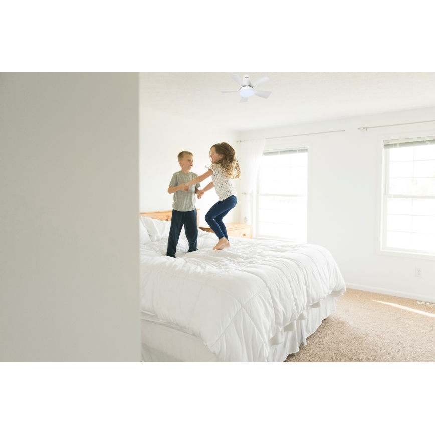 Osram - Dimmbarer LED-Deckenventilator LESTE LED/15W/230V 3000/4000/6500K + Fernbedienung