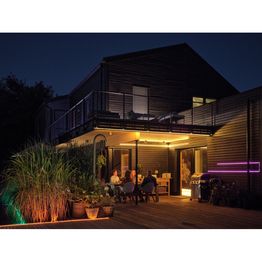 Osram - LED RGB dimmbarer Außen-LED-Streifen FLEX 15m LED/100W/230V IP65 + Fernbedienung