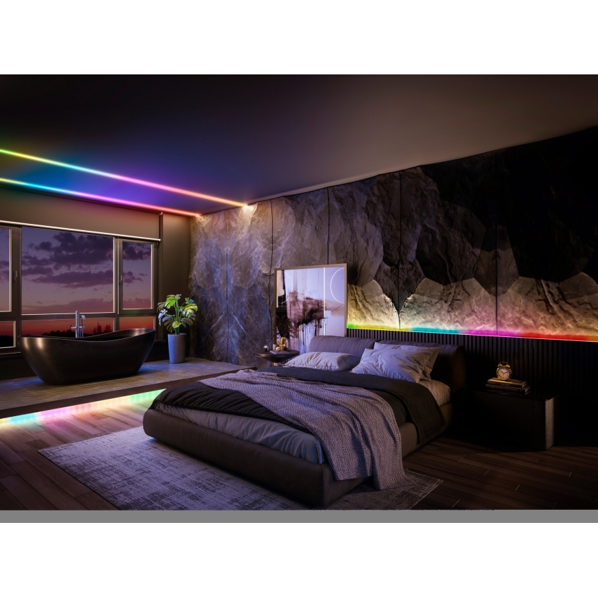 Osram - dimmbarer LED-RGB-Streifen SMART+ MAGIC FLEX 3m LED/15,5W/230V Wi-Fi + Fernbedienung