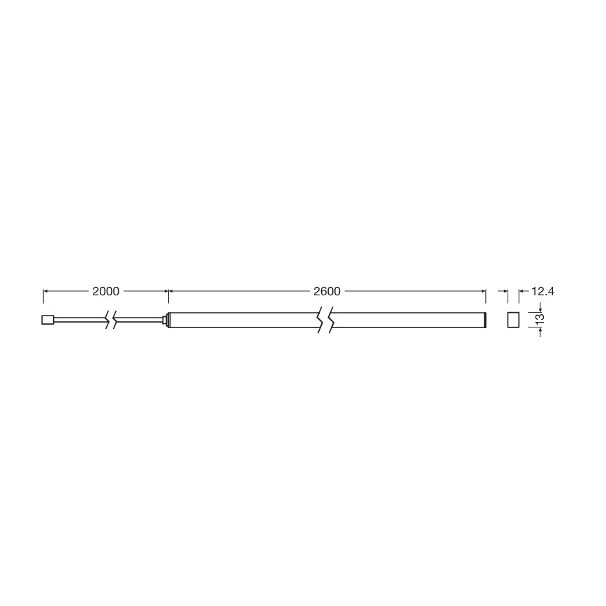 Osram - Dimmbares LED-Band FLEX ACOUSTIC 2,6m LED/29W/230V + Fernbedienung