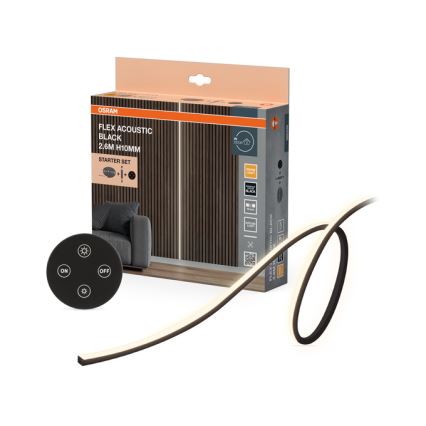 Osram - dimmbarer LED-Streifen FLEX ACOUSTIC 2,6m LED/29W/230V + Fernbedienung