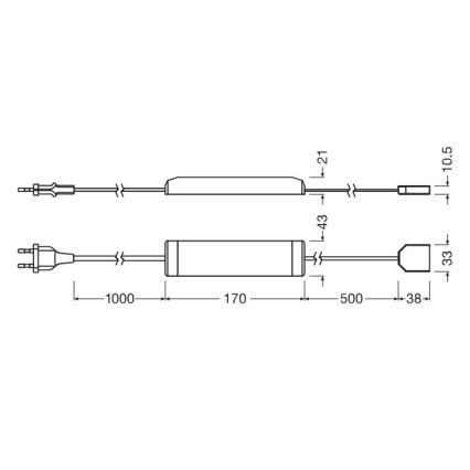 Osram - dimmbarer LED-Streifen FLEX ACOUSTIC 2,6m LED/29W/230V + Fernbedienung