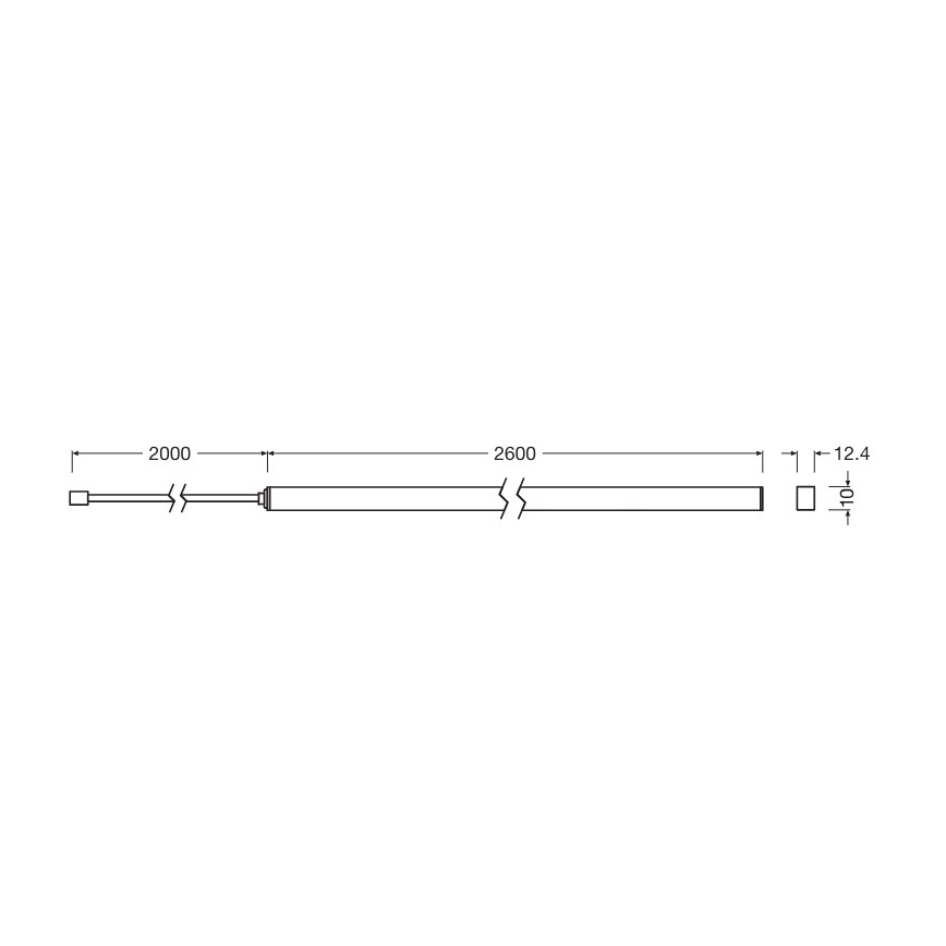 Osram - dimmbarer LED-Streifen FLEX ACOUSTIC 2,6m LED/29W/230V + Fernbedienung