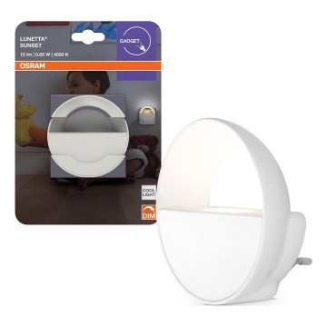 Osram - Dimmbares LED-Nachtlicht LUNETTA LED/0,65W/230V