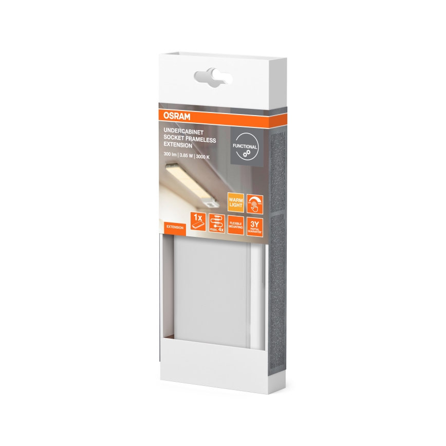 Osram - Erweiterungsset für LED-Unterbauleuchte UNDERCABINET LED/3,85W/36V 3000K 8,1x17,9 cm weiß
