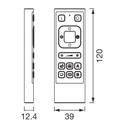 Osram - Fernbedienung SMART+ 3,7V Wi-Fi 600 mAh