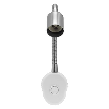 Osram - Flexible Wandleuchte PLUG TUBE FLEX 1xGU10/5W/230V matt chrom/weiß