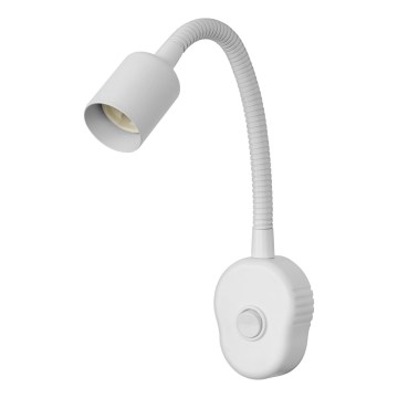 Osram - Flexible Wandleuchte PLUG TUBE FLEX 1xGU10/5W/230V weiß