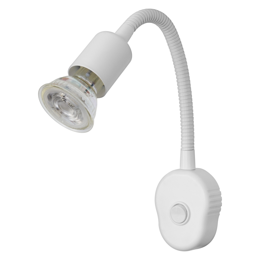 Osram - Flexible Wandleuchte PLUG TUBE FLEX 1xGU10/5W/230V weiß