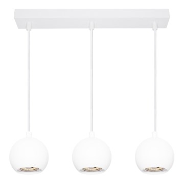 Osram - Hängeleuchte mit Kabel SPOT SPHERAL 3xGU10/6W/230V Weiß