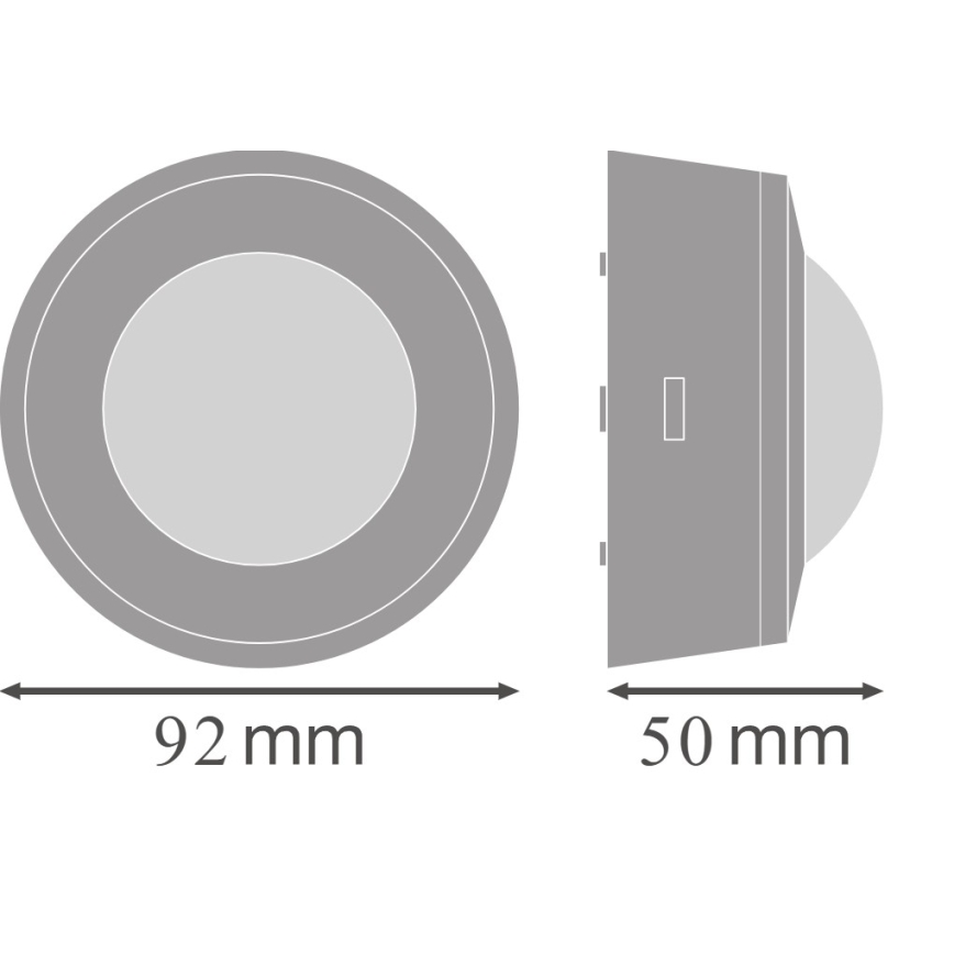 Osram - Infrarot-Bewegungsmelder 230V IP44 weiß