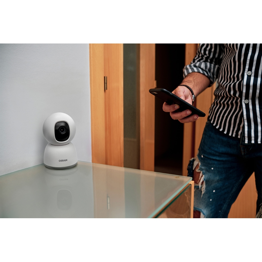 Osram - Intelligente 360°-Innenkamera mit 2K-Sensor SMART+ 230V Wi-Fi