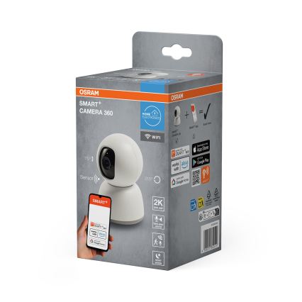 Osram - Intelligente 360°-Innenkamera mit 2K-Sensor SMART+ 230V Wi-Fi