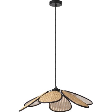Osram - Kabel-Pendelleuchte DECOR RATTAN 1xE27/15W/230V Ø 58 cm beige/schwarz