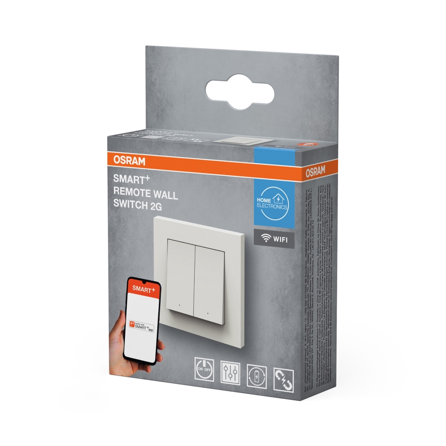 Osram - Kabelloser 2-Tasten-Funk-Schalter SMART+ 5V Wi-Fi