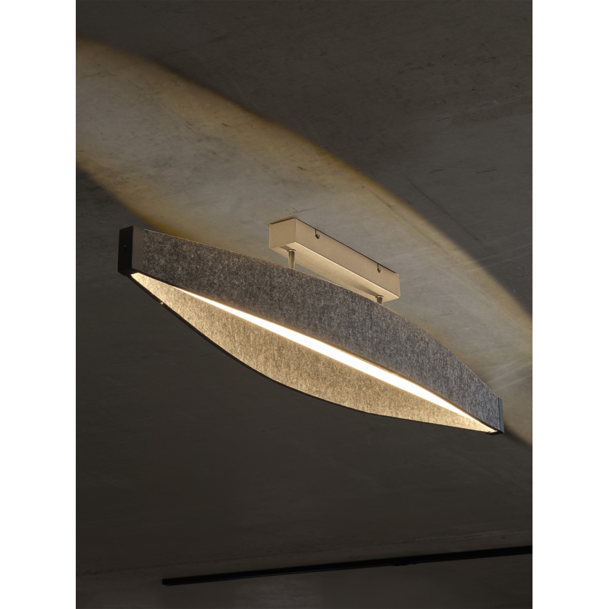 Osram - LED Aufbau-Deckenleuchte DECOR FLAT LED/23W/230V grau