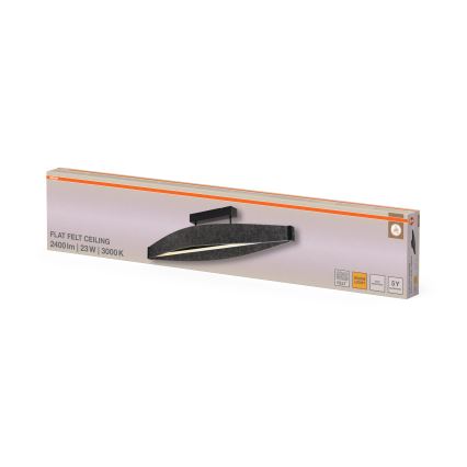Osram - LED Aufbau-Deckenleuchte DECOR FLAT LED/23W/230V grau