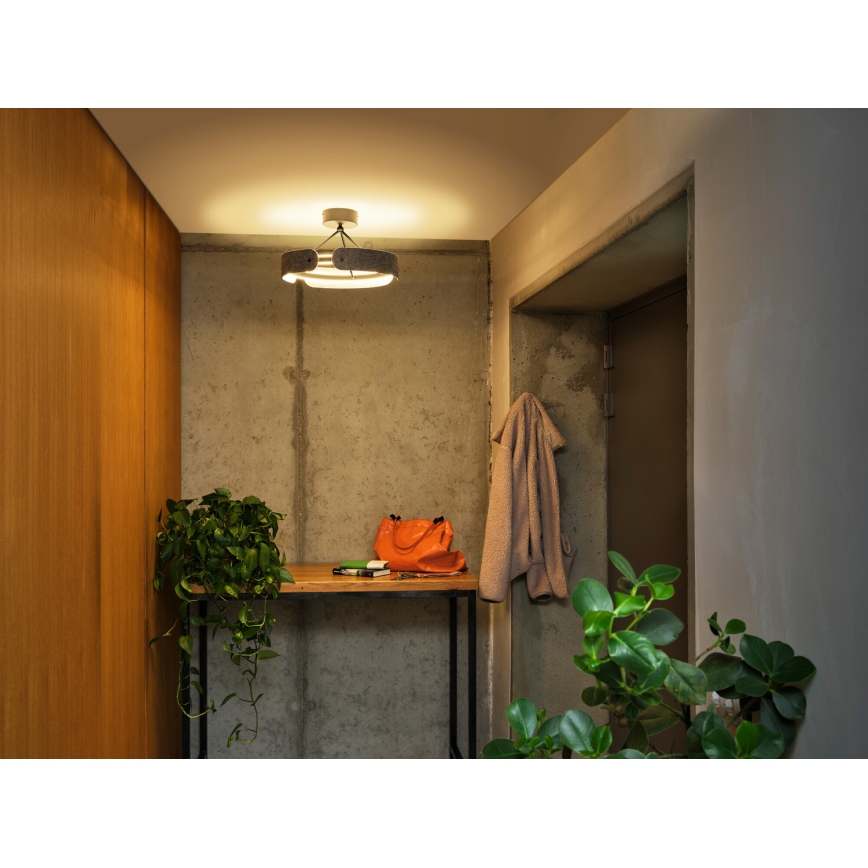 Osram - LED-Aufputzleuchte DECOR CURVE LED/33W/230V Ø 43 cm anthrazit