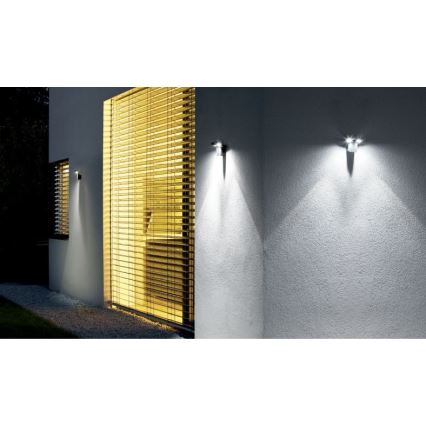Osram - LED Auβen-Wandbeleuchtung mit Sensor NOXLITE LED/7,5W/230V IP55