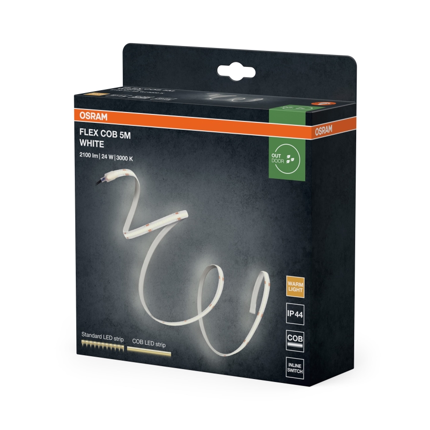 Osram - LED-Außenstreifen FLEX COB 5m LED/24W/230V IP44